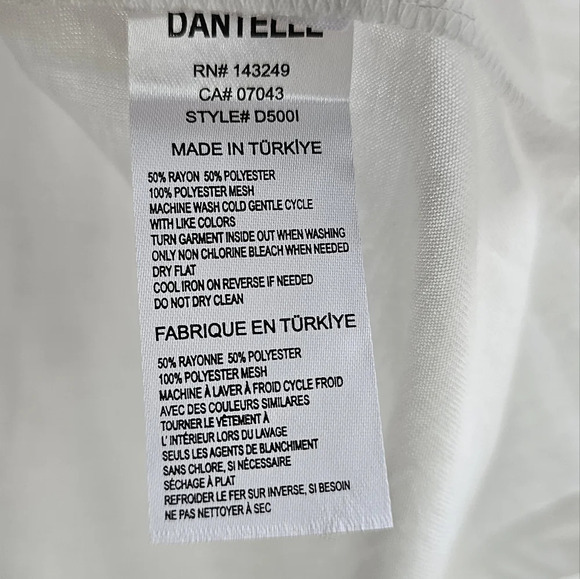 Dantelle  Sleevless Top Summer Vibe Mesh White size L - Picture 2 of 7